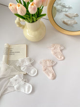Pairs Summer Thin Breathable Socks For Girls: Baby Girls Princess Socks With Lace Trim