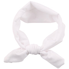 Newborn Baby Solid Color Bunny Ear Shape Elastic Headband