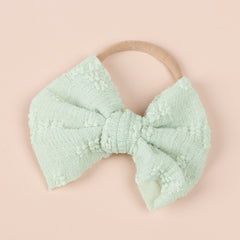 Baby Simple Style Bow Tie Hair Tape For Children.