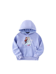 Baby Fashion Cartoon Print Pattern Casual Cotton Hoodie