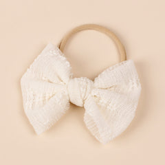 Baby Simple Style Bow Tie Hair Tape For Children.