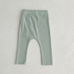 Solid Color Soft Cotton Comfy Leggings