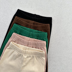 Children's Solid Color Leggings Girls Kindergarten Trousers