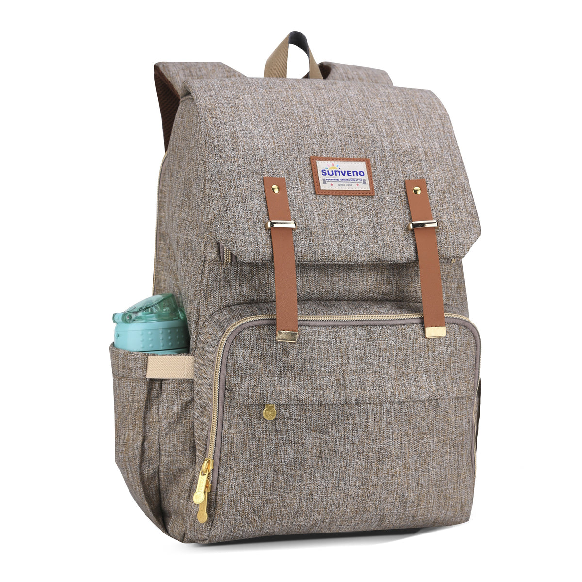 Canvas Diaper Backpack-5
