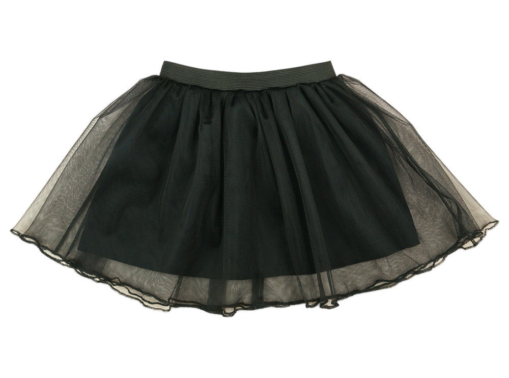 Alkalmi, ünneplő fekete tüllös szoknya-0