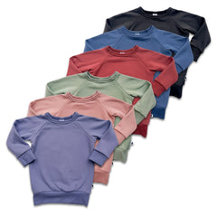 Baby/Kids' Bamboo Fleece Raglan Pullover-0