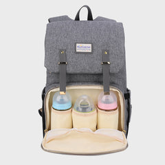Canvas Diaper Backpack-3
