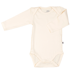 Bamboo Baby Long Sleeve Body - CREAM