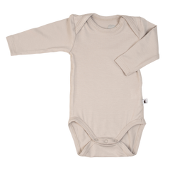 Bamboo Baby Long Sleeve Body - GREY