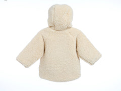 MyKids-USA Unisex Plush Hoodie Coat Outfit Wearing