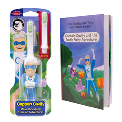 Toothbrush Toys Kids Character Toothbrush Bundle with Storybook