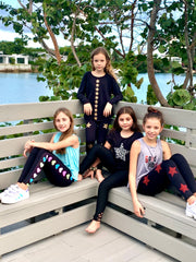 Long Sleeve Leopard Stars