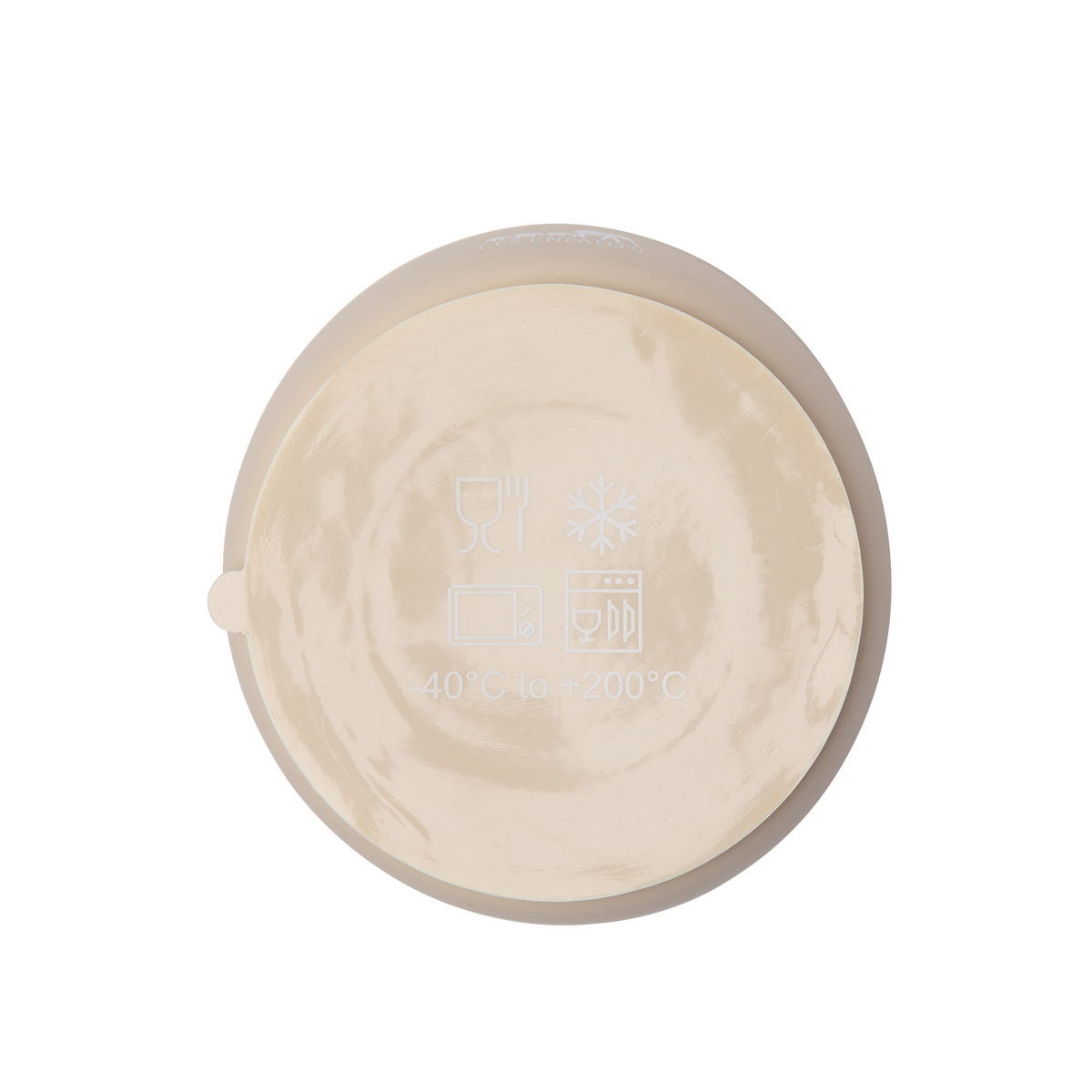 Silicone Baby Plate Bowl - Sand