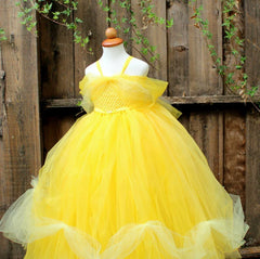 Arrival Kids’ Belle-Inspired Princess Dress – Cosplay Costume for Girls’ Fancy Dress Parties