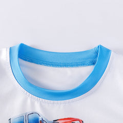 Big Wheels Monster Truck Pajama Set – Long Sleeve Top and Pants for Kids