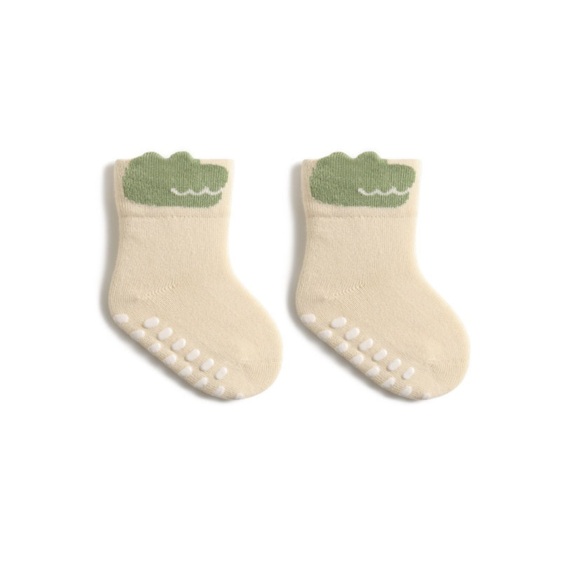 Spring Baby Breathable Animals Cartoon Design Socks Non-Slip