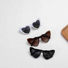 Kids Heart Shape Decoration Sunglasses