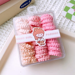 Soft And Comfortable Basic Hairband For Kids With Mushroom Edges 39-Piece Set