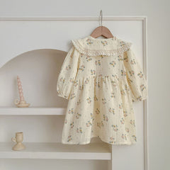 Adorable Baby Lace Collar Onesies or Floral Pattern Girls Dress