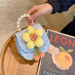 Children Girl Floral Pattern Cute Crossbody Bags