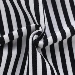 Autumn Arrival Baby Kids Girls Cartoon and Striped Pattern Casual Pants