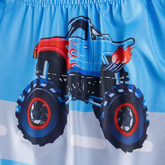 Big Wheels Monster Truck Pajama Set – Long Sleeve Top and Pants for Kids
