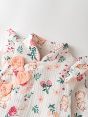 Autumn Baby Girl Style Home Clothes Romper