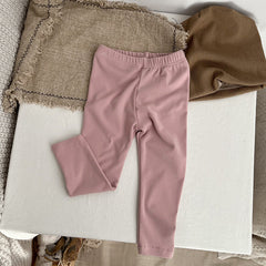 Baby Solid Color Soft Cotton Elastic Warm Quality Leggings