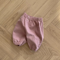 Summer Hot Selling Baby Unisex Thin Soft Cotton Solid Color Fashion Pants