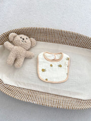 Adorable Cartoon U-Shaped Cotton Drool Cloth Muslin Bib