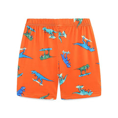 Summer Baby Kids Cartoon Dinosaurs Pattern T-shirt and Shorts Casual Clothing Set for Boys