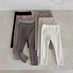 Solid Color Soft Cotton Comfy Leggings