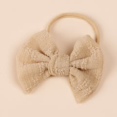 Baby Simple Style Bow Tie Hair Tape For Children.