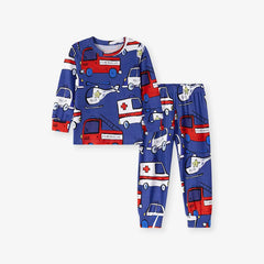 Emergency Rescue Kids Pajama Set – Long Sleeve Shirt and Pants