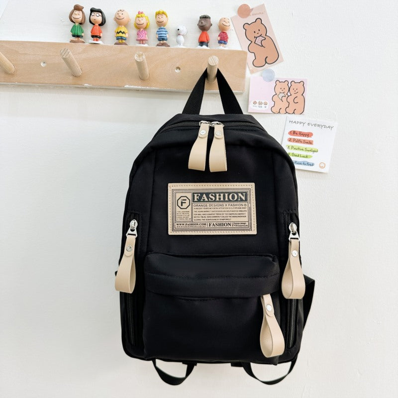 Preschool Children Lightweight And Portable Compact Canvas Backpack