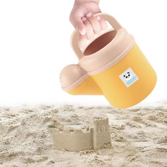 Children's Beach Toy Wheat Straw Beach Bucket Set With Sand Sand Dredging Tools Outdoor Toy